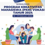 Bersinergi untuk Meningkatkan Kreativitas Mahasiswa: Sosialisasi PKM Vokasi 2024