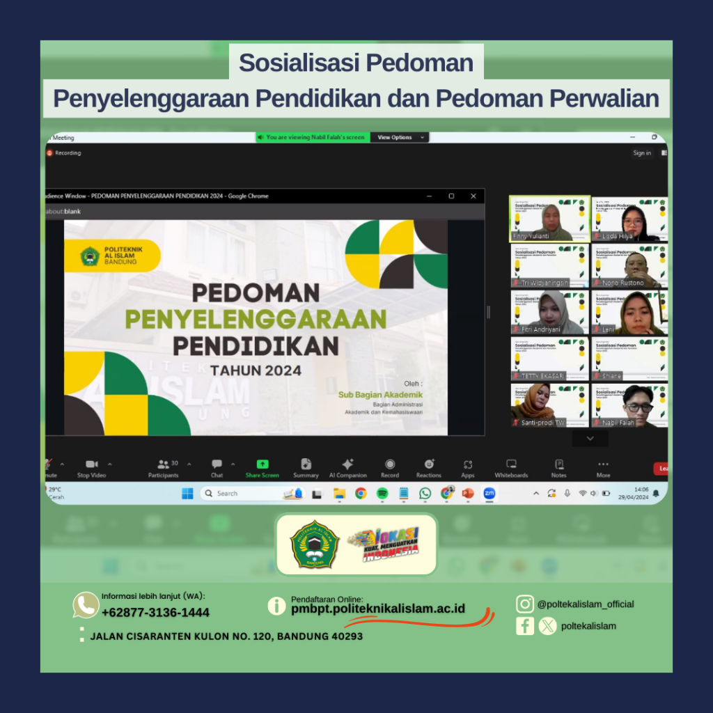 Sosialisasi Pedoman Penyelenggaraan Pendidikan dan Pedoman Perwalian