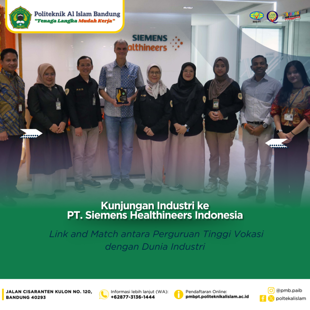 Kunjungan industri ke PT. Siemens Healthineers “Link and Match Perguruan Tinggi Vokasi dengan Dunia Industri