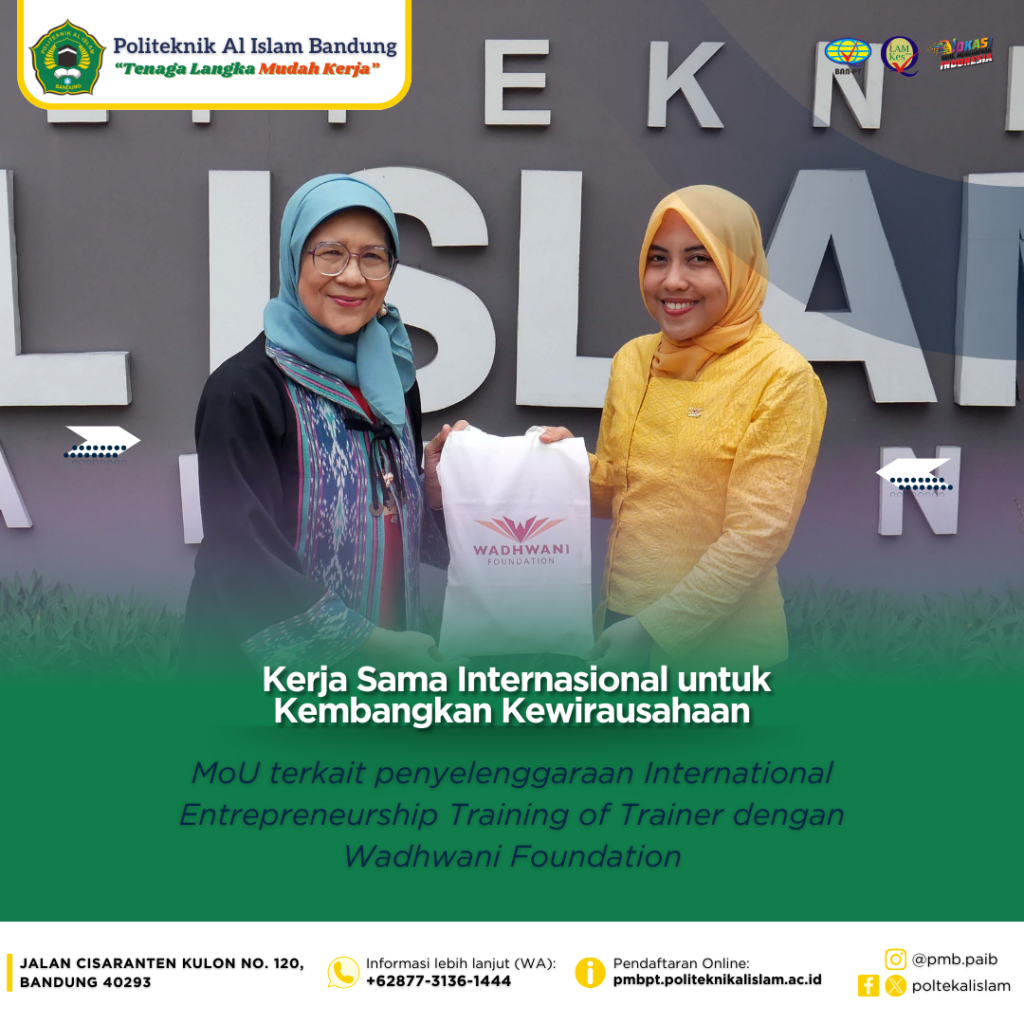 MoU untuk program International Entrepreneurship Training of Trainers