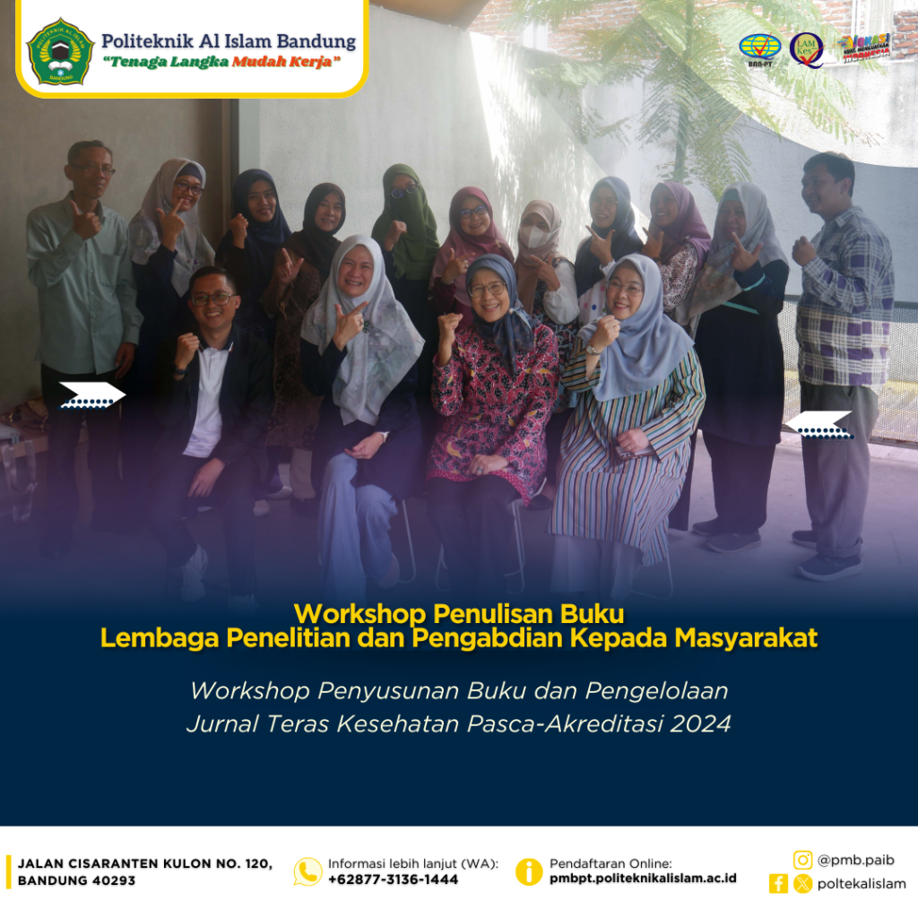 LPPM Politeknik Al Islam Bandung Gelar Workshop Penyusunan Buku dan Pengelolaan Jurnal