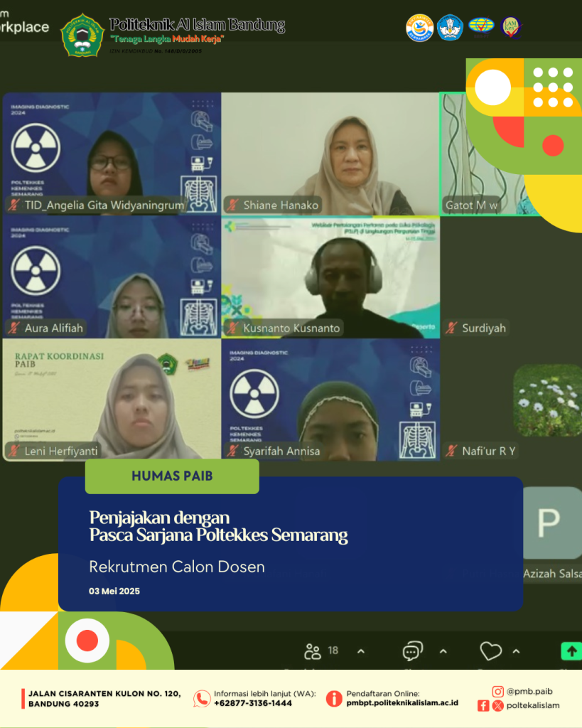 Politeknik Al Islam Bandung Jajaki Kerja Sama Rekrutmen Dosen dengan Pascasarjana Poltekkes Semarang