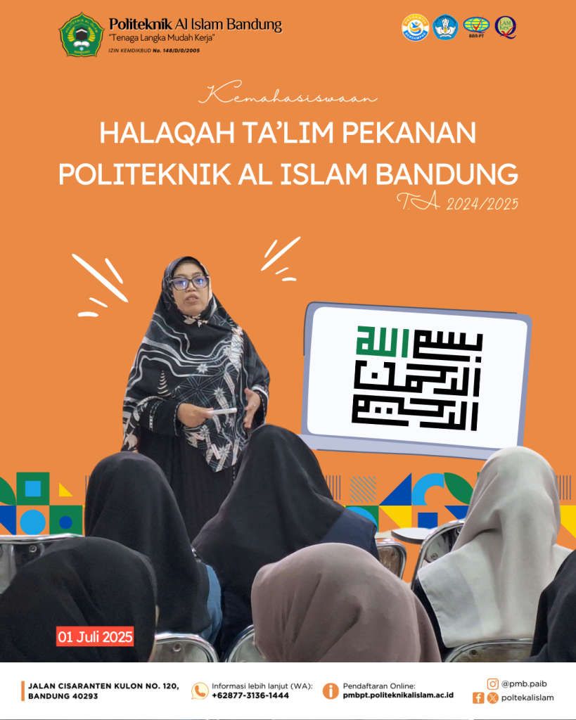 Mahasiswa Semester 2 Politeknik Al Islam Bandung Giat Hidupkan Halaqah Ta’lim