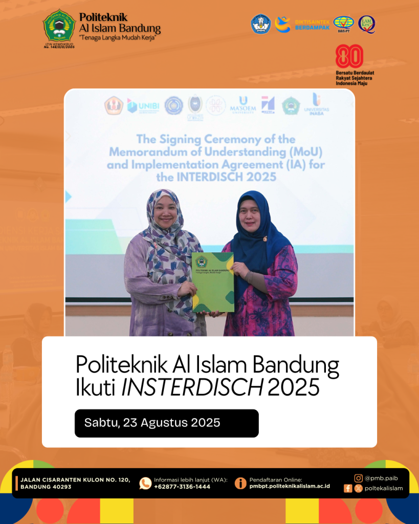 Politeknik Al Islam Bandung Ikuti INSTERDISCH 2025 yang Diselenggarakan oleh APTISI Wilayah IV