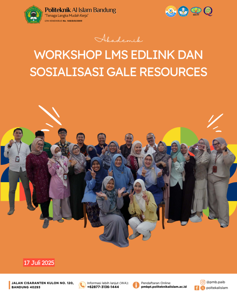 Politeknik Al Islam Bandung Tingkatkan Pembelajaran Digital lewat Workshop LMS Edlink