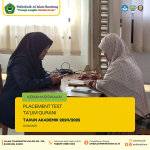 Sukses Digelar, Placement Test Program Ta’lim Qur’ani Politeknik Al Islam Bandung Diikuti Antusias oleh Mahasiswa Semester 2