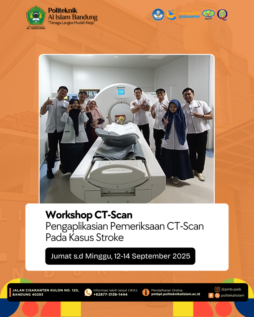 WORKSHOP CT SCAN PERKUAT KOMPETENSI MAHASISWA TINGKAT AKHIR PRODI RADIODIAGNOSTIK DAN RADIOTERAPI