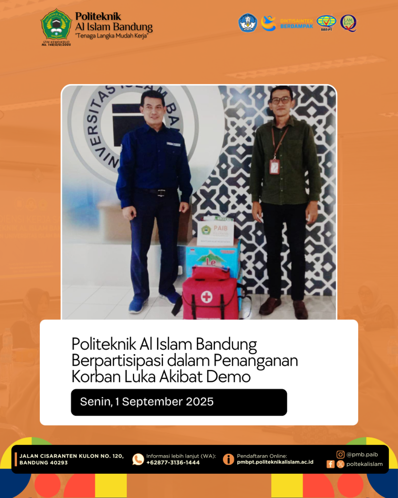 Politeknik Al Islam Bandung Berpartisipasi dalam Penanganan Korban Luka Akibat Demo