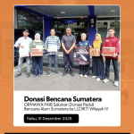 ORMAWA PAIB Salurkan Donasi Peduli Bencana Alam Sumatera ke LLDIKTI Wilayah IV