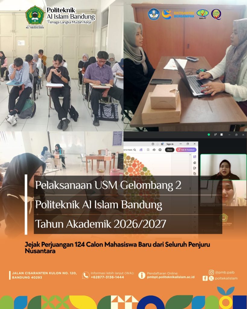 Politeknik Al Islam Bandung Sukses Gelar USM Gelombang 2, Jaring 124 Calon Tenaga Kesehatan dari Seluruh Indonesia